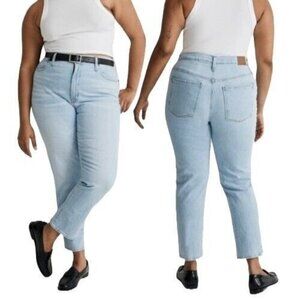 Madewell The Perfect Vintage Jean Size 32 Delora Wash Tapered Leg Mom NJ177